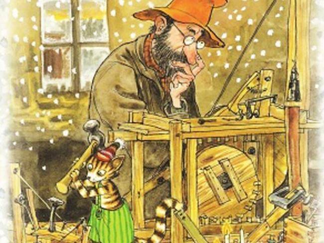 Bild aus dem Programm des Wittener Kinder- und Jugendtheaters zum Stück "Morgen, Findus, wird's was geben"