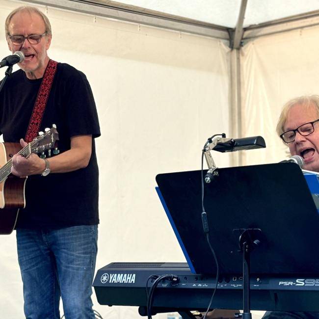 Gregor Rüter und Mikesch Götzer vom Duo Spontan