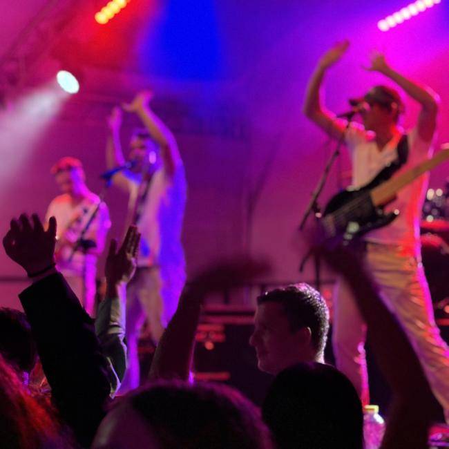 Ausgelassene Stimmung beim Auftritt der Goodbeats