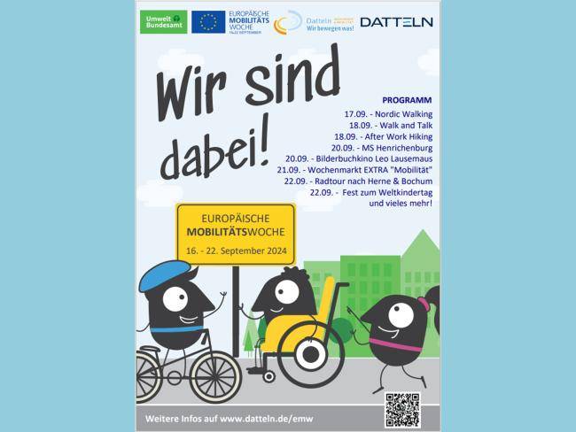 Plakat zur Europäischen Mobilitätswoche