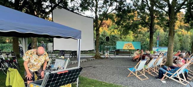 Das Solare Kino in Aktion