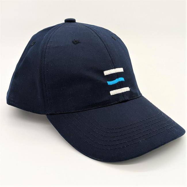 Kappe mit Logo dunkelblau Vorderseite