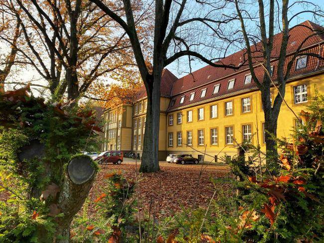 Dattelner Rathaus von der Rückseite