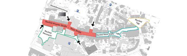 Übersicht Baufelder Aufwertung Innenstadt