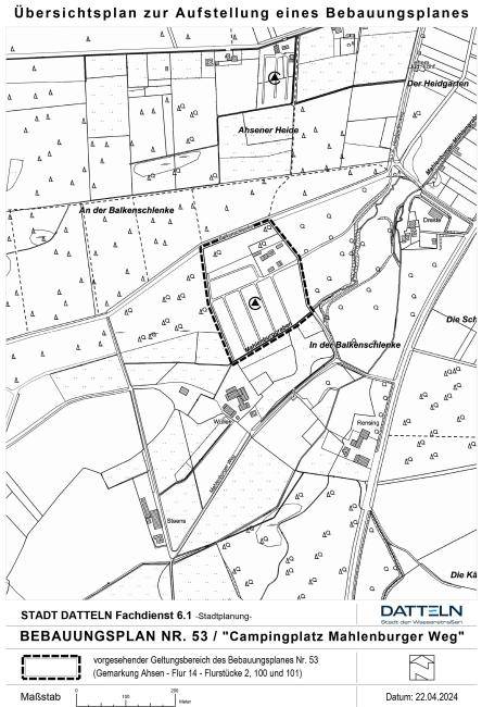 Bplan 53 Geltungsbereich