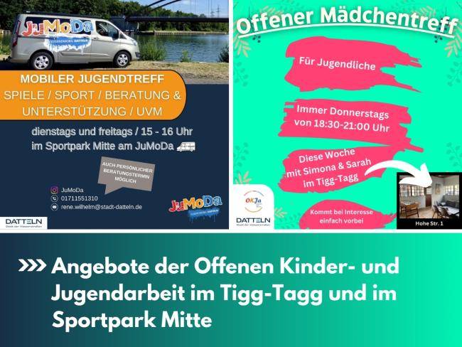 Angebote der offenen Kinder- und Jugendarbeit