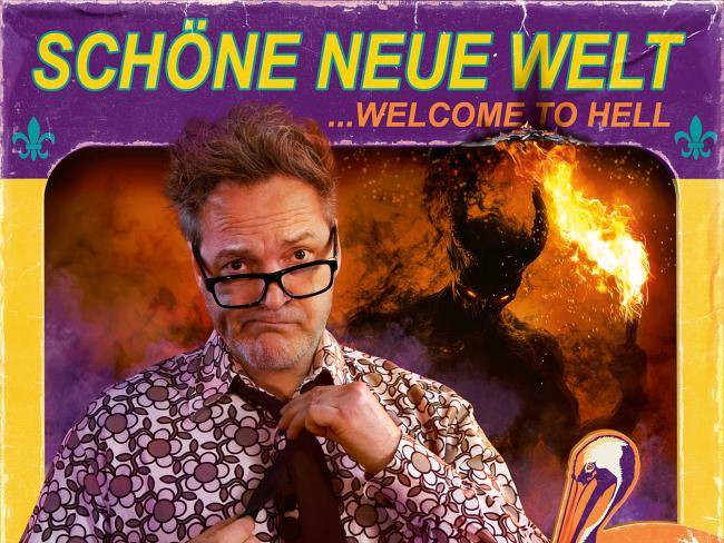 Ausschnitt aus dem Plakat "Schöne neue Welt" zur Tour von Paul Panzer