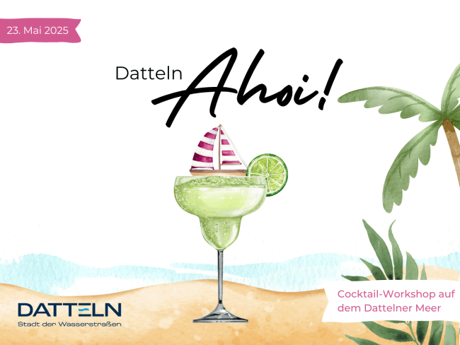 Hinweis auf den Cocktail-Workshop