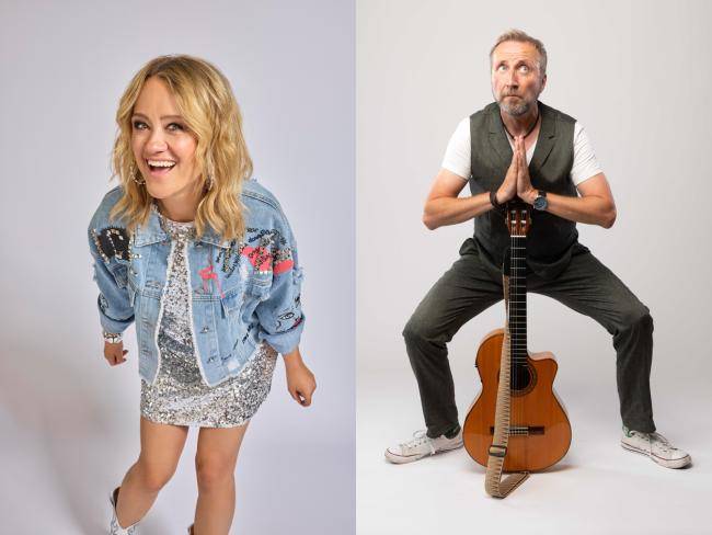 Lisa Feller (links) und Helmut Sanftenschneider