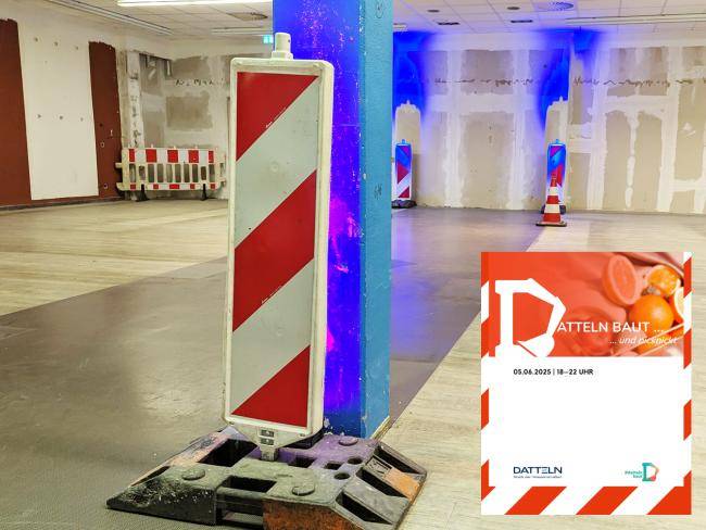 Baustellenabsperrungen in der StadtGalerie