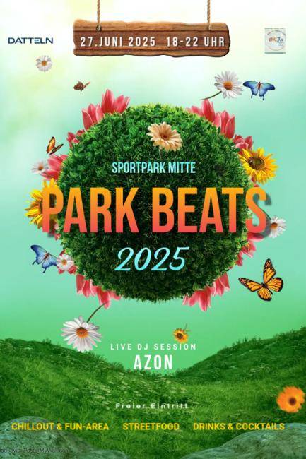 Flyer ParkBeats 2025 - mit DJ AZON 