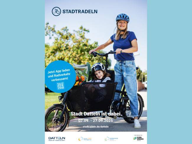 Plakat zur Aktion Stadtradeln 2025