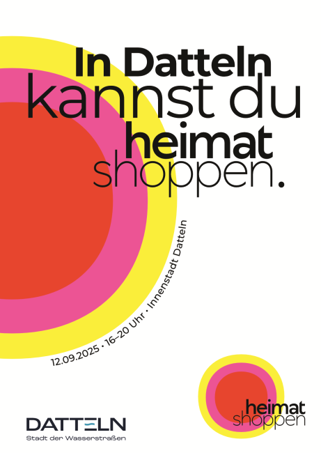 Heimatshoppen Postkarte Rundmotiv