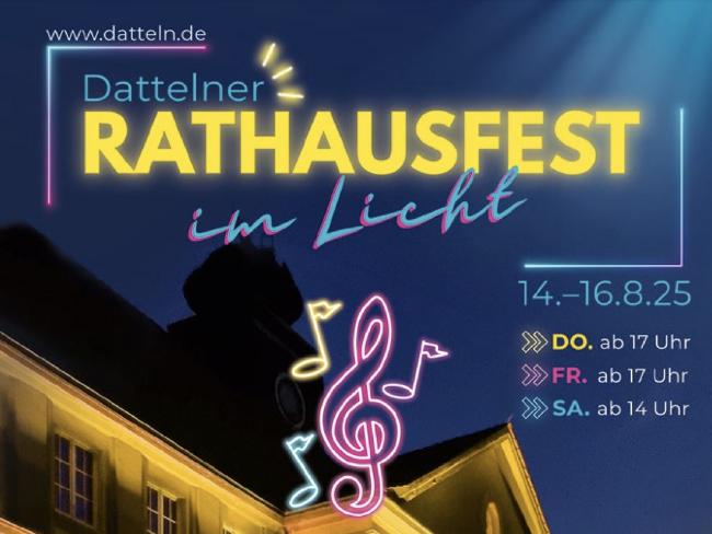 Titelbild des Programms zum Rathausfest im Licht 2025