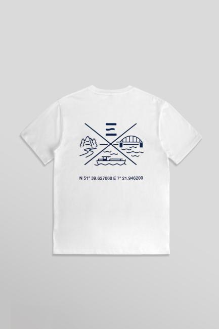 T-Shirt mit Datteln Logo - Rücken - Merch