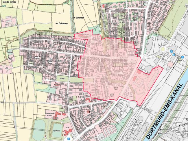 Plan Evakuierungsbereich VP Barbarastraße 2025-11-04