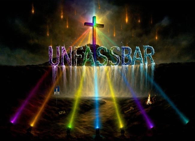 Flyer zur Lichtinstallation 2025