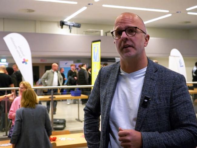 Ausbildungsmesse 2025 - Videoausschnitt mit Wirtschaftsförderer Dennis Schulte