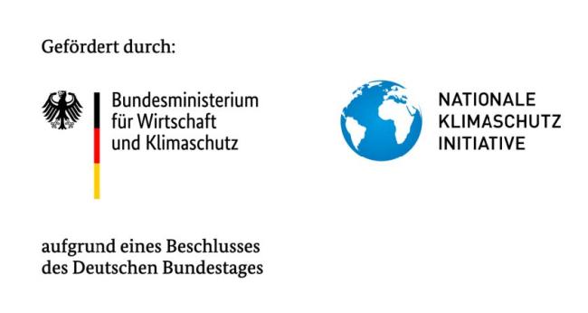 Logos des Bundesministerium für Wirtschaft und Klimaschutz und der Nationalen Klimaschutz-Initiative