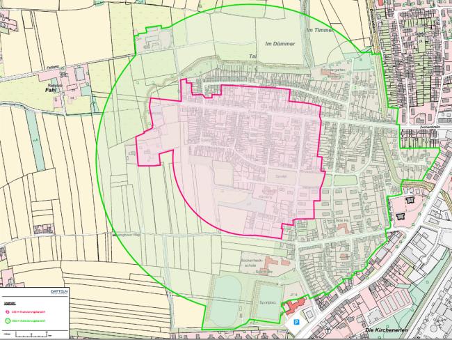 Plan Evakuierungsbereich VP Margaretenstraße 2025-11-12