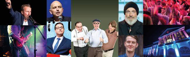 Collage mit verschiedenen Künstler*innen, die im Kulturprogramm der Stadt Datteln gut aufgehoben sind