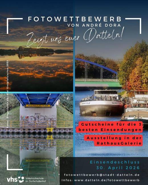 Aufruf zum Fotowettbewerb 2026 mit den Bildern der Gewinner*innen des Wettbewerbs aus dem Vorjahr