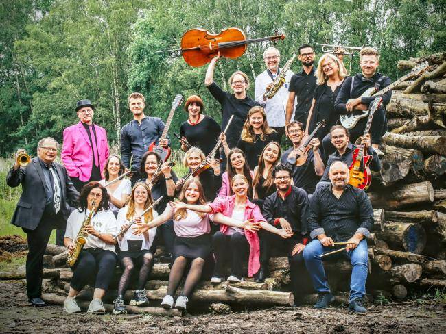 Die Mitglieder des Rockorchester Vest