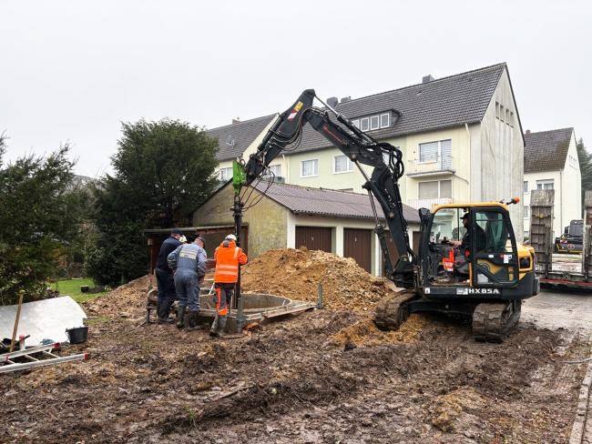 Grabung am Verdachtspunkt Bülowstraße