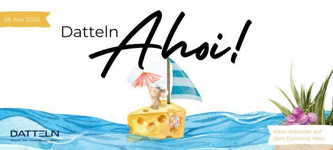 Datteln Ahoi! Käseverkostung Flyer