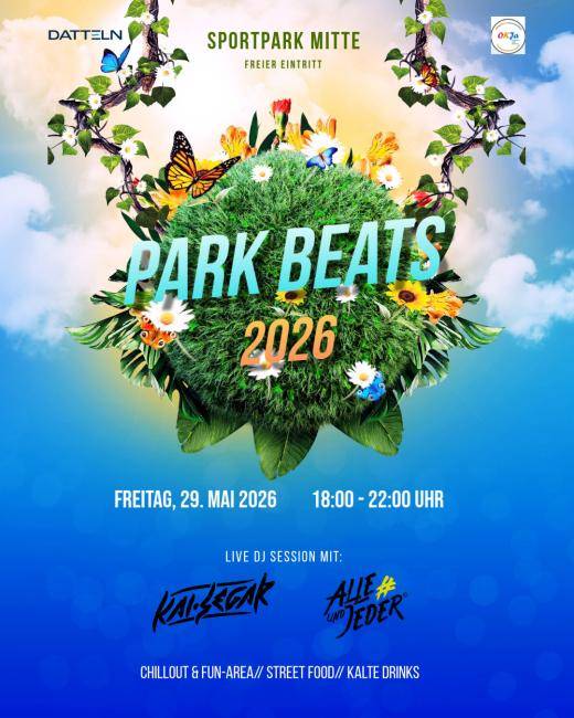 Flyer für die ParkBeats 2026