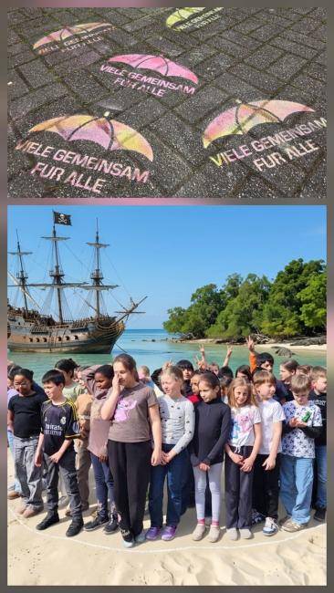 Fantasiereise der OGS Böckenheck auf hoher See