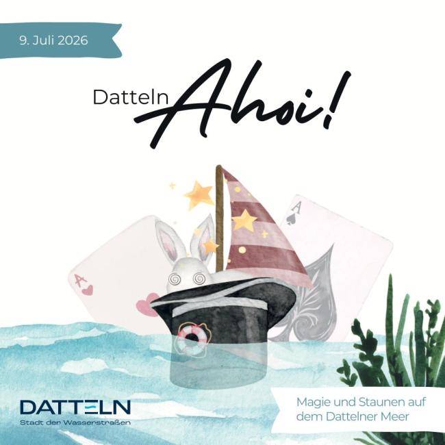 Datteln Ahoi! Veranstaltungsflyer Mentalmagier
