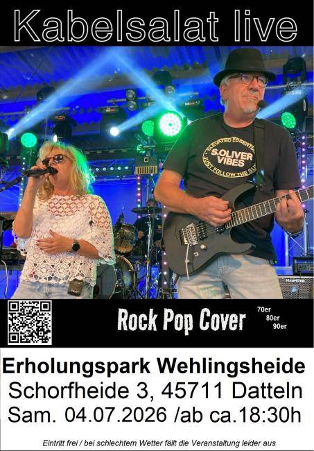"Kabelsalat live" in der Palmenoase Erholungspark Wehlingsheide