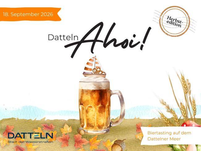 Hinweisflyer für das Biertasting im Herbst 