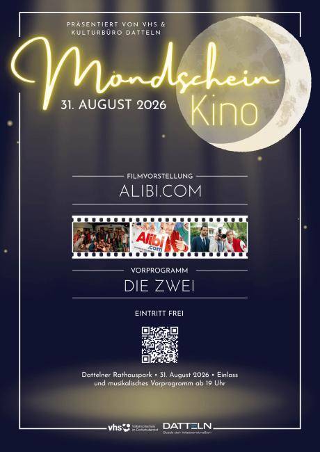 Plakat für das Mondscheinkino 2026