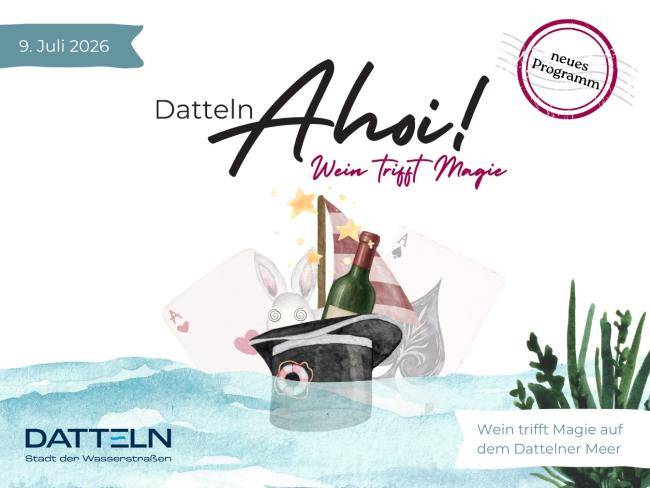 Flyer zur Veranstaltung "Wein trifft Magie"