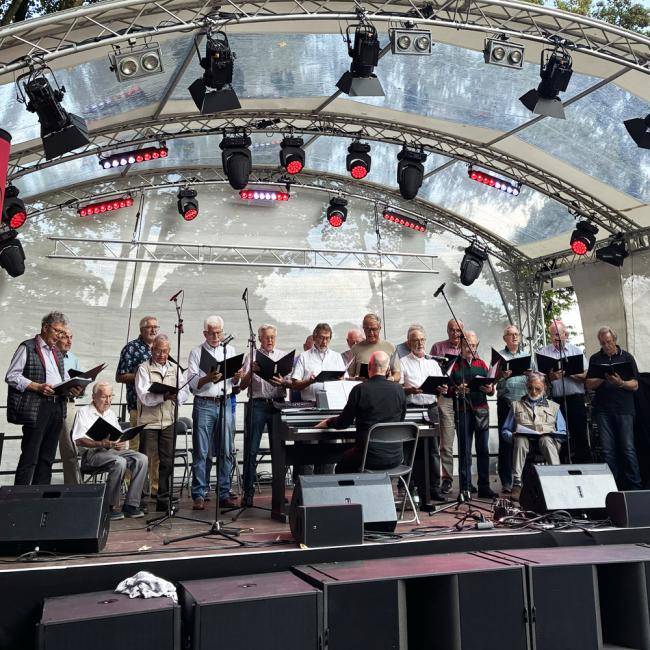 MGV 1862 beim Rathausfest im Licht 2026