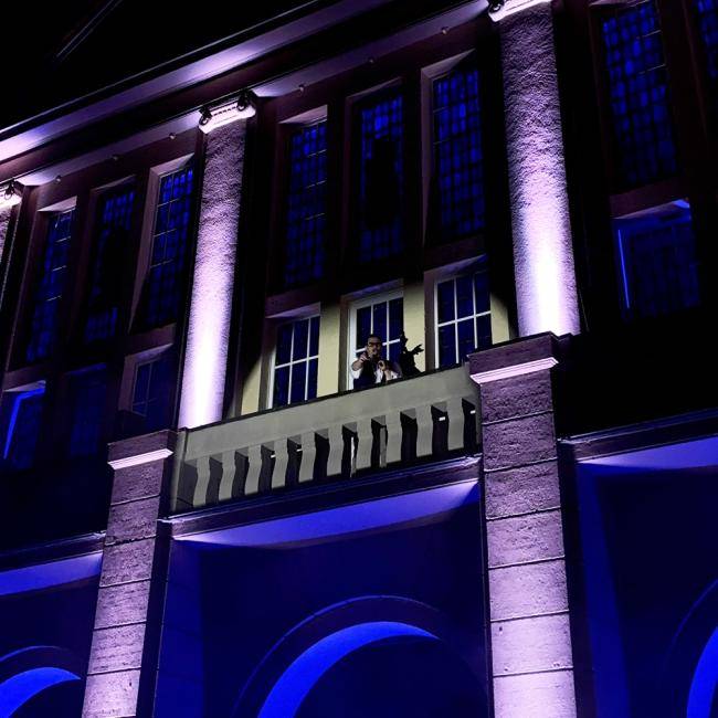 Ricardo Marinello beim Rathausfest im Licht 2026