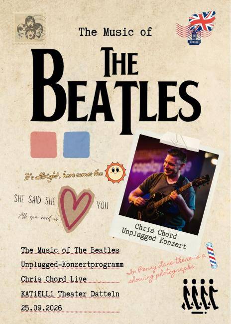 The Music of The Beatles - Ein Unplugged Konzertprogramm mit Chris Chord