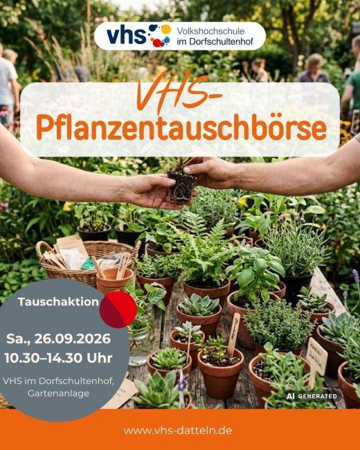 Hinweisbild zur VHS-Pflanzentauschbörse