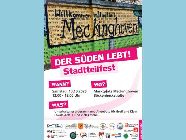 Flyer zum Stadtteilfest 2026